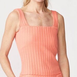 Stateside Siro ribbed crop top